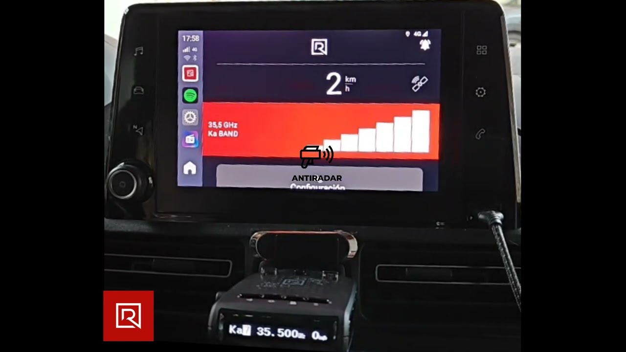 Aviso de radar en Apple CarPlay