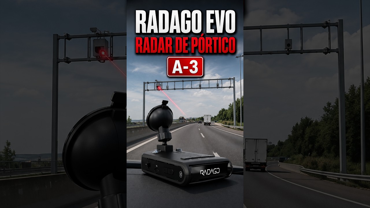 Prueba del detector RADAGO EVO en un pórtico de la A-3