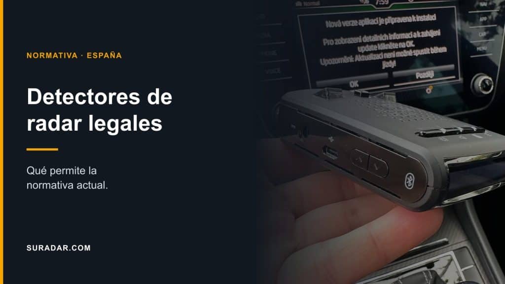 Detectores de radar legales