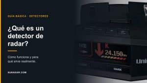 Qué es un detector de radar y cómo funciona