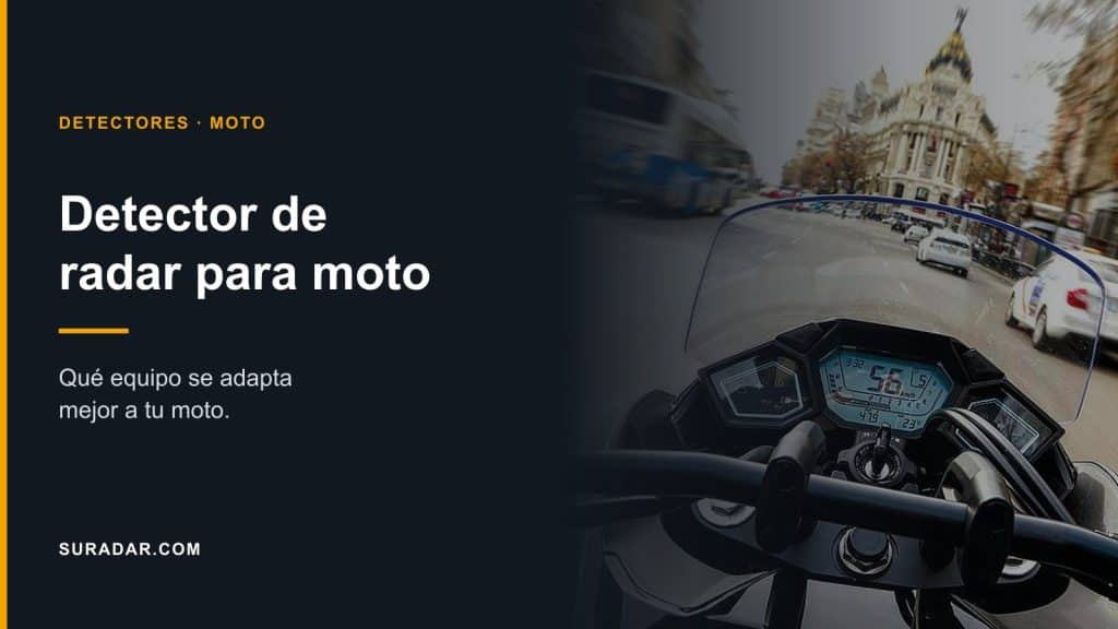 Detector de radar para moto