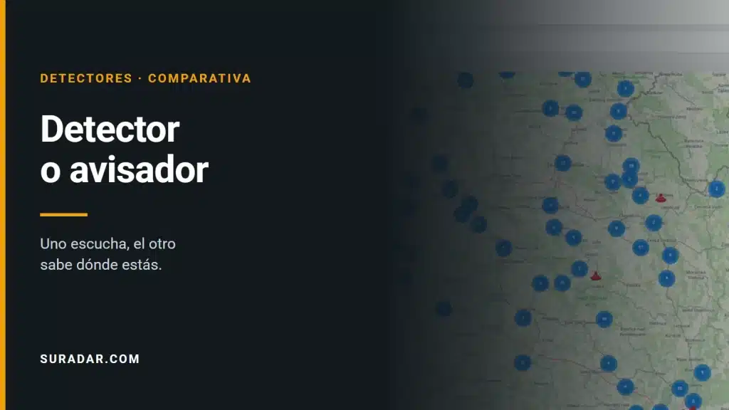 Avisador de radar por GPS y detector de radar: en qué se diferencian